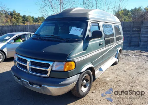 1999 Dodge Ram Van 1500 Commercial/Conversion из США, поврежденный, VIN 2B6HB11Y0XK563702